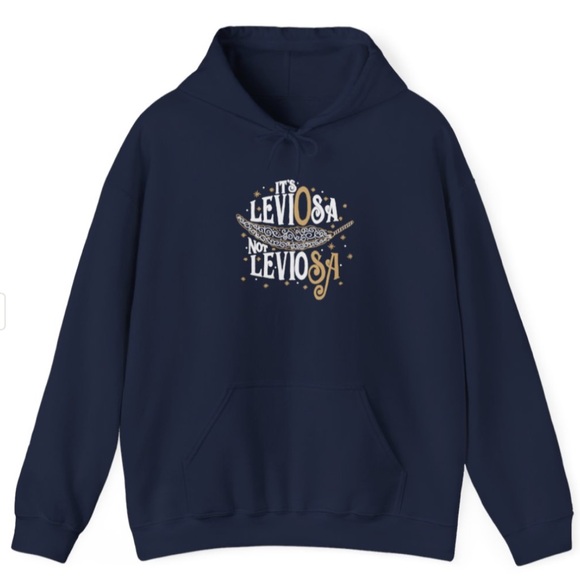 Hoodie Sweatshirt Wingardium Leviosa Hermione Granger Harry Potter Wizarding - Picture 3 of 4